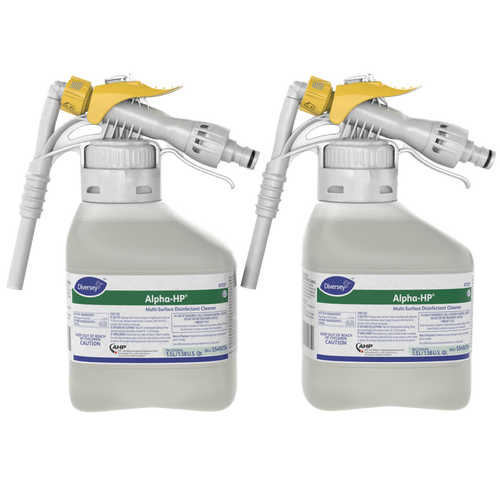 Diversey™ AlphaHP MultiSurface Disinfectant Cleaner, Citrus Scent, 1.