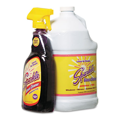 Sparkle Glass Cleaner, 1 gal Bottle Refill