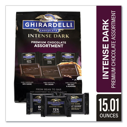 Ghirardelli Intense Dark Chocolate Premium Collection, 15.01 Oz Bag