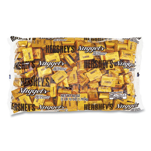 Hershey's Nuggets, Bulk Pack, Milk Chocolate With Toffee And Almonds
