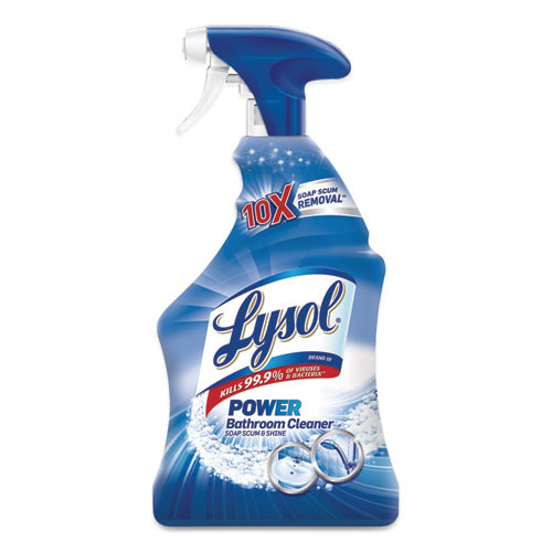 Disinfectant Bathroom Cleaners, Liquid, Atlantic Fresh, 32 Oz Spray Bottle, 12/carton