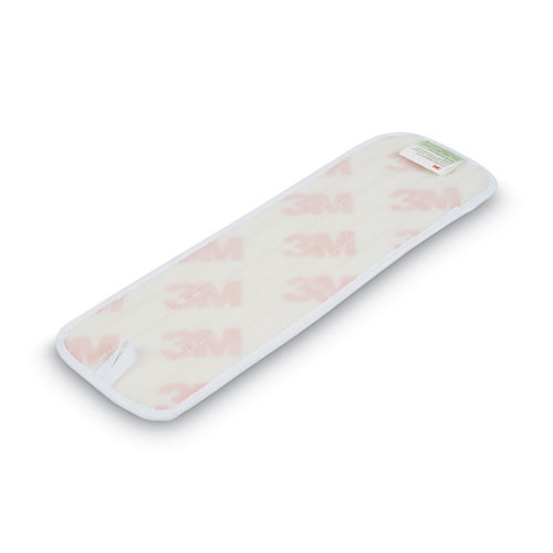 Easy Shine Applicator Pad, Microfiber, 18", White/yellow, 10/carton