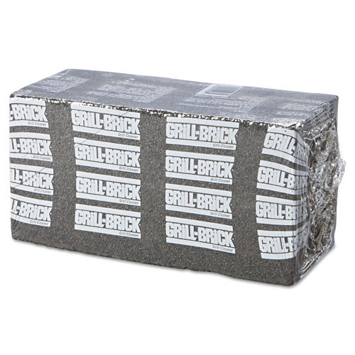 Grill Brick, 8 X 4, Black, 12/carton