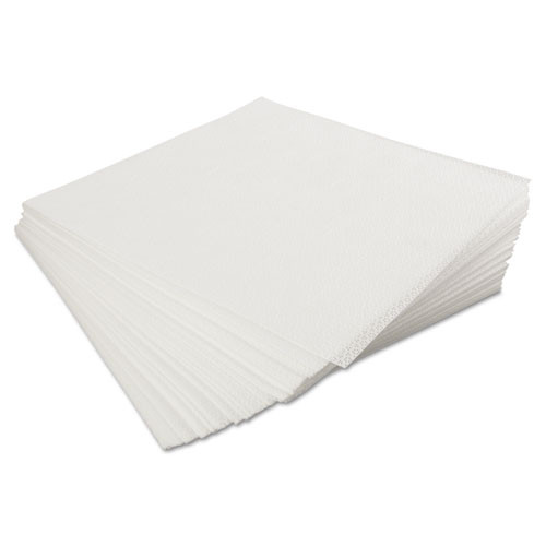 W4 Critical Task Wipers, Flat Double Bag, 12x12, White, 100/pack, 5 Packs/carton