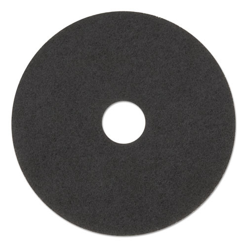 Boardwalk Stripping Floor Pads, 21" Diameter, Black