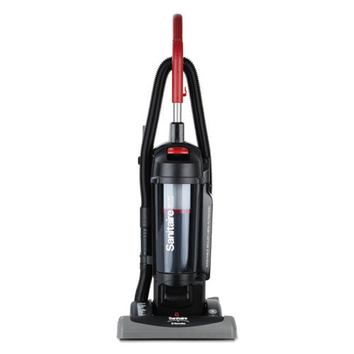 Sanitaire Force Quietclean Upright Vacuum SC5845B, 15" Cleaning Path, Black