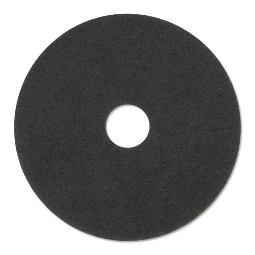 3M Low-Speed Stripper Floor Pad 7200, 14" Diameter, Black