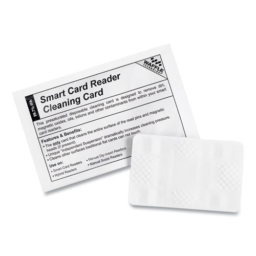 Magnetic Card Reader Cleaning Cards, 2.1" X 3.35", 40/carton