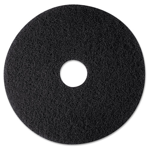 3M Low-Speed High Productivity Floor Pads 7300, 17" Diameter, Black