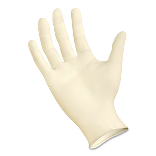 Powder-free Synthetic Vinyl Gloves, Medium, Cream, 4 Mil, 1000/carton