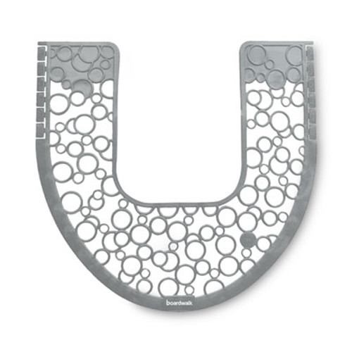 Commode Mat 2.0, Rubber, 22.88 x 22, Gray/White