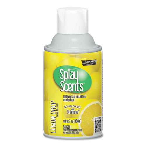 Sprayscents Metered Air Freshener Refill, Pina Colada, 7 Oz Aerosol Spray, 12/carton