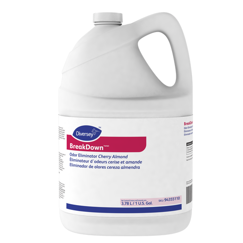 Diversey™ Breakdown Odor Eliminator, Cherry Almond Scent, Liquid
