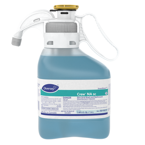 Diversey Crew NA SC Non-Acid Bowl and Bathroom Disinfectant Cleaner, SmartDose, Floral Scent