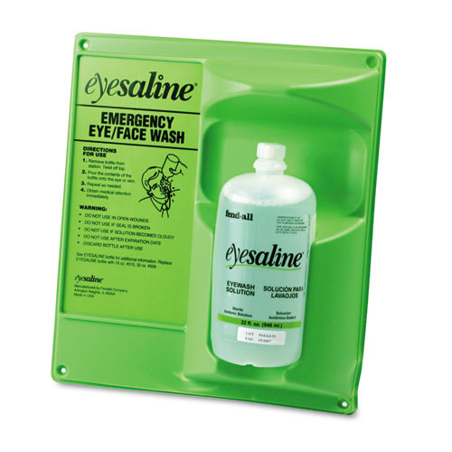 Fendall Single Eye Wash Station, 32 Oz, 8/carton