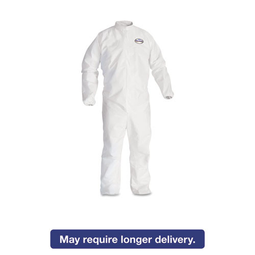 A40 Elastic-cuff And Ankles Coveralls, White, Large, 25/case