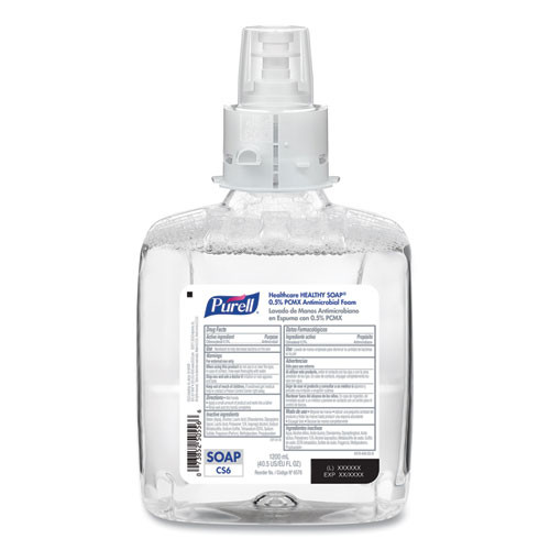 PURELL® Healthcare HEALTHY SOAP 0.5% PCMX Antimicrobial Foam, For CS4 Dispensers