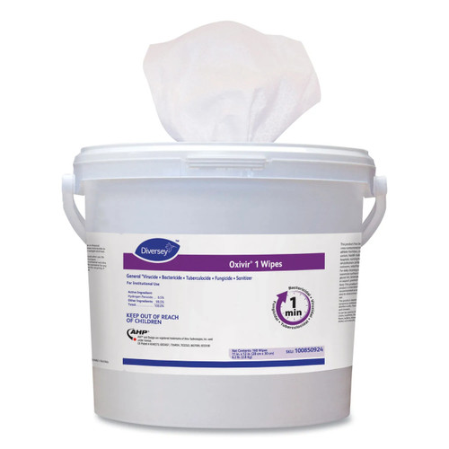 Diversey™ Oxivir 1 Wipes, 11 x 12, 160/Canister