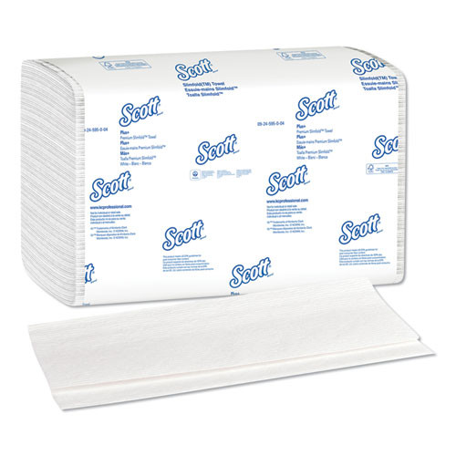 Control Slimfold Towels, 7 1/2 X 11 3/5, White, 90/pack, 24 Packs/carton