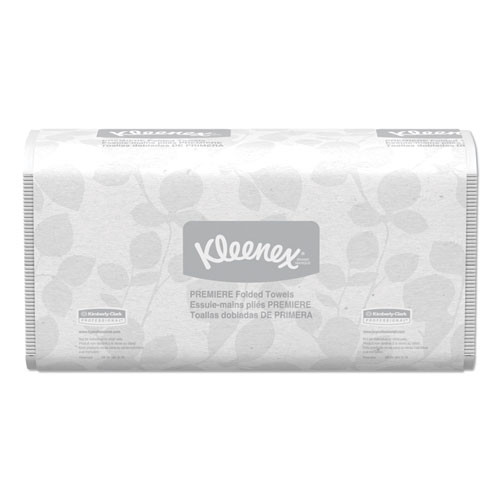 Premiere Folded Towels, 9 2/5 X 12 2/5, White, 120/pack, 25 Packs/carton