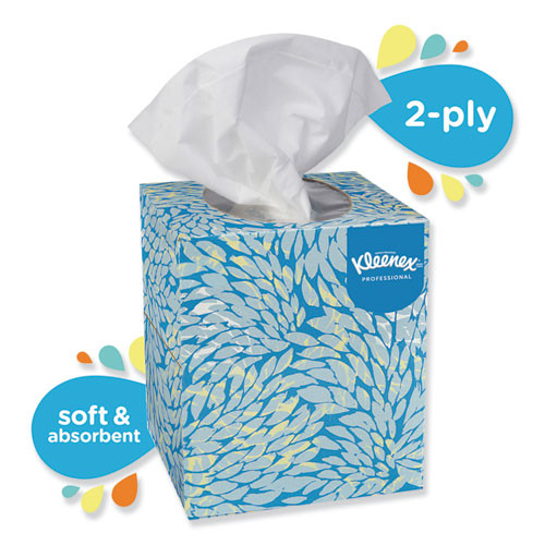 Boutique White Facial Tissue, 2-ply, Pop-up Box, 95 Sheets/box, 36 Boxes/carton