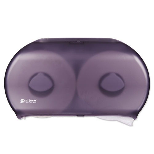 Twin 9" Jbt Toilet Tissue Dispenser, Oceans, 19 X 5 1/4 X 12, Black Pearl