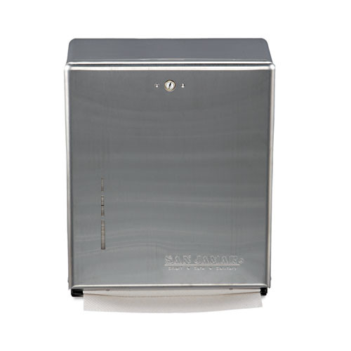 C-fold/multifold Towel Dispenser, 11.38 X 4 X 14.75, Chrome