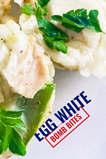 Egg White Bomb Bites Egg White Bomb Bites