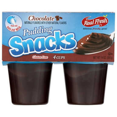 Trans Pudding Real Fresh Pudding Chocolate Trans Fat Free, 14 Ounce, 12 Per Case