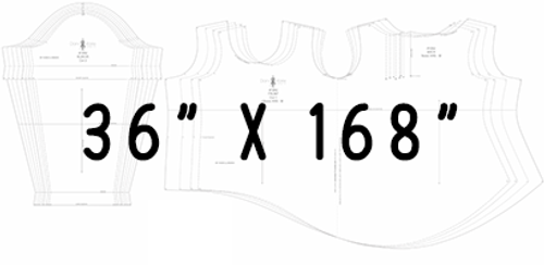 36" x 168" Pattern Printing