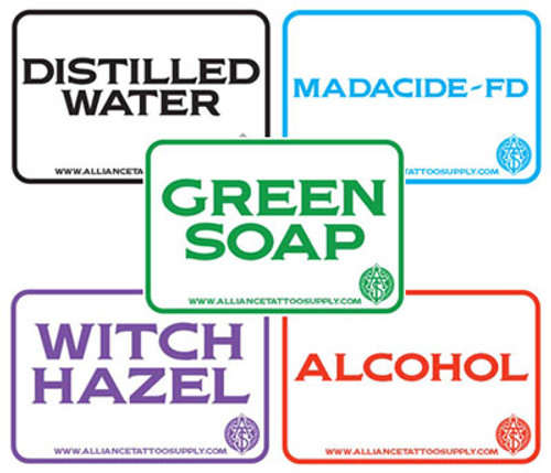 Bottle Labels - Pack of 5