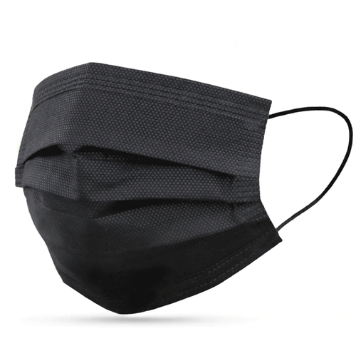 Black Disposable Face Masks