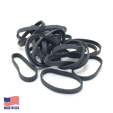 10PCS Black 7inch Large Thick Elastic Rubber Bands Sets Heavy Dury Trash  Can Band Rope File Folders Strong Rubber Bands for Office Home School