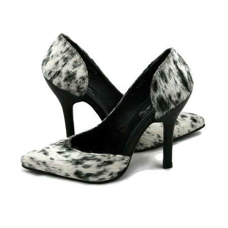 Beth Dutton Cowhide High Heel