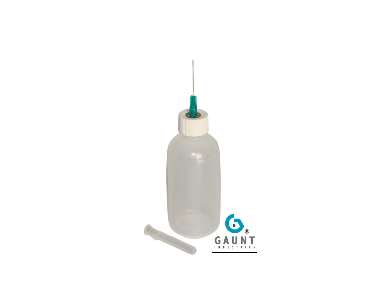 Gaunt Industries HYPO-25 - Epoxy & Cement Applicator - Precision Acrylic Adhesive Dispenser - 2 Ounce Clear Plastic Bottle with 23 Gauge Blunt Tip