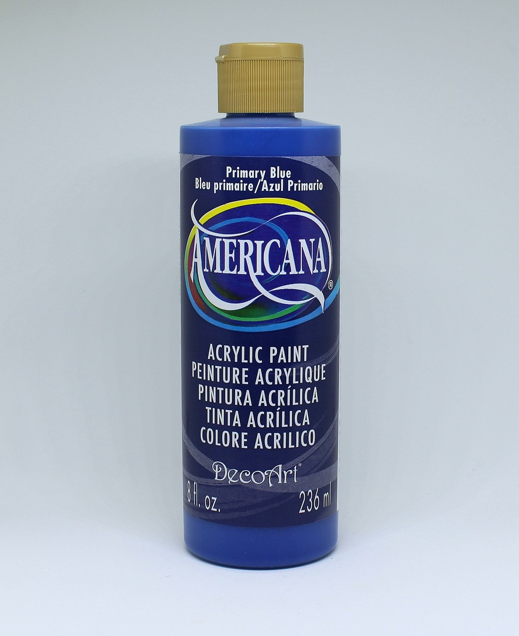 DecoArt Da255-3 Americana Acrylic Paint 2oz Bahaman Blue for sale online