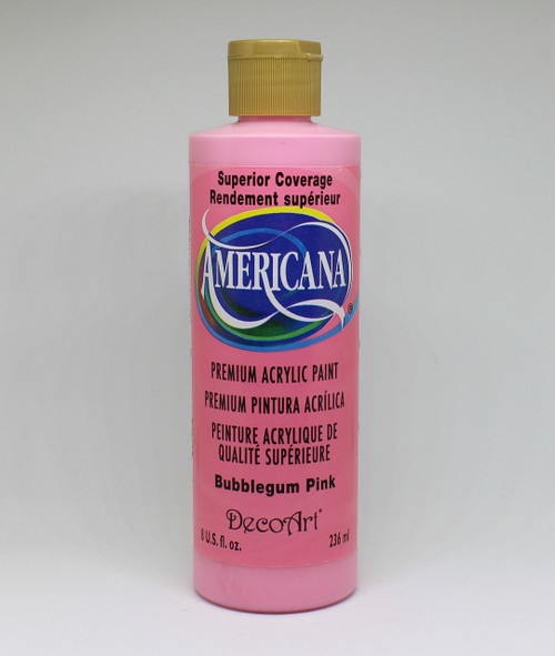 DecoArt Acrylic Paint Bubblegum Pink 8 oz