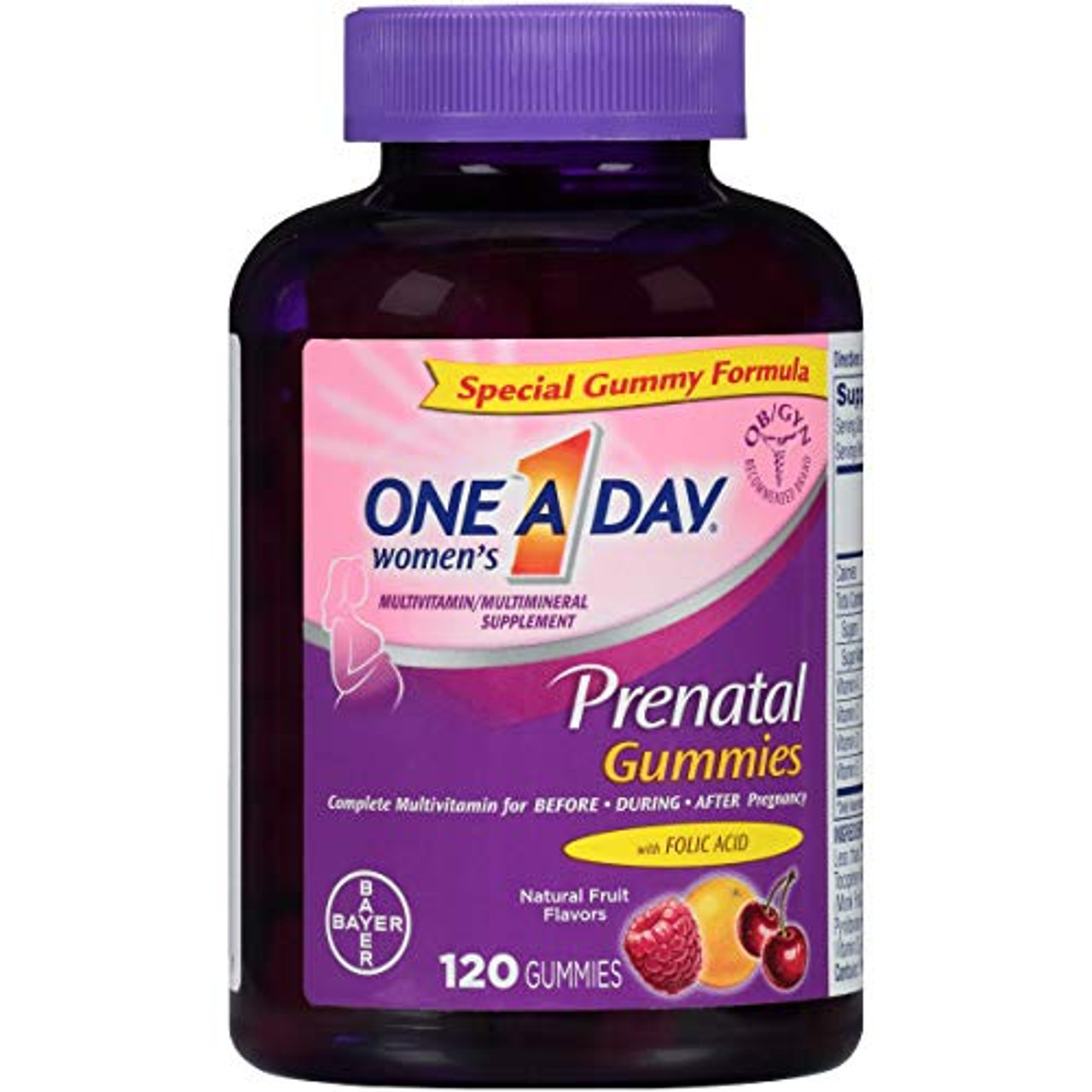 One A Day Women S Prenatal Multivitamin Gummies Supplement For Before And During Pregnancy Including Vitamins A C D E B6 B12 And Folic Acid 1 Count