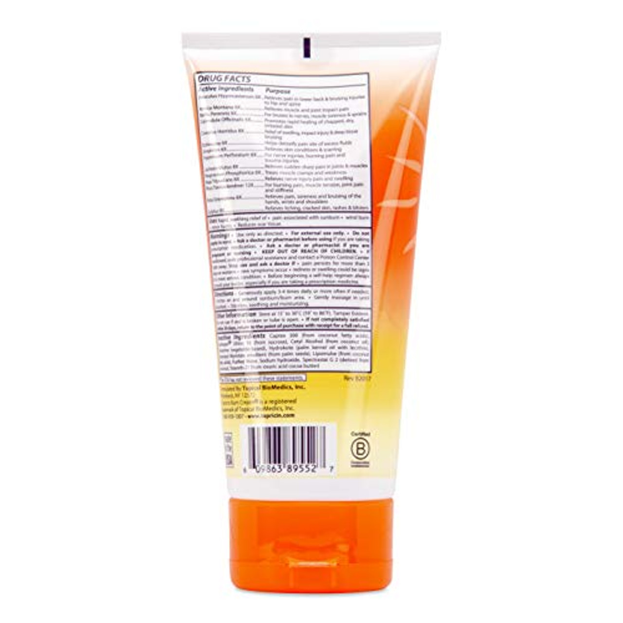 Topricin Afterburn Cream Fast Acting After Burn Lotion For Sunburn And Other Burns 4669