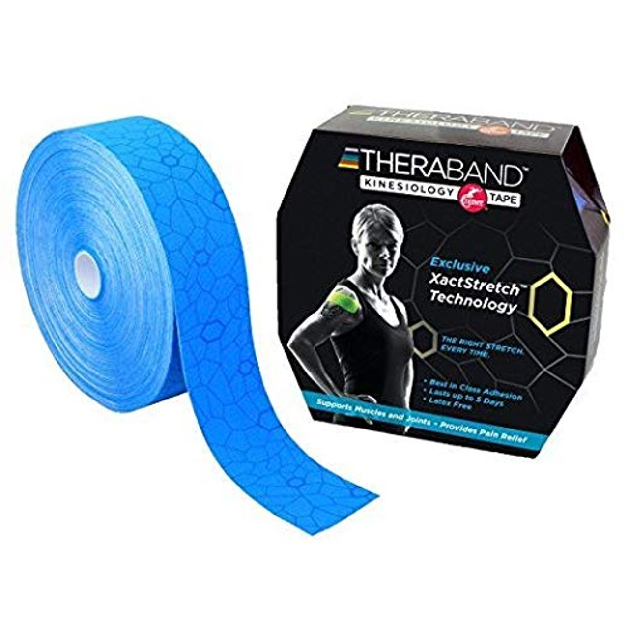 THERABAND Kinesiology Tape， Waterproof Physio Tape for Pain