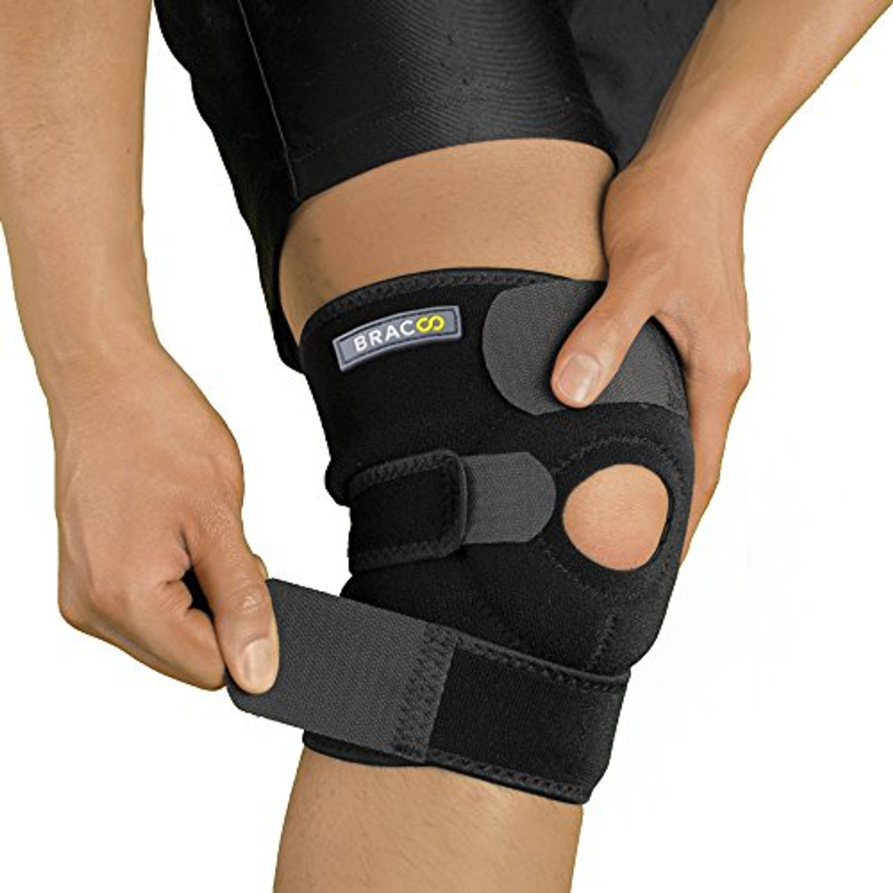 Arbitrage Evalueerbaar roestvrij Bracoo Knee Support, Open-Patella Brace for Arthritis, Joint Pain Relief,  Injury Recovery with Adjustable Strapping