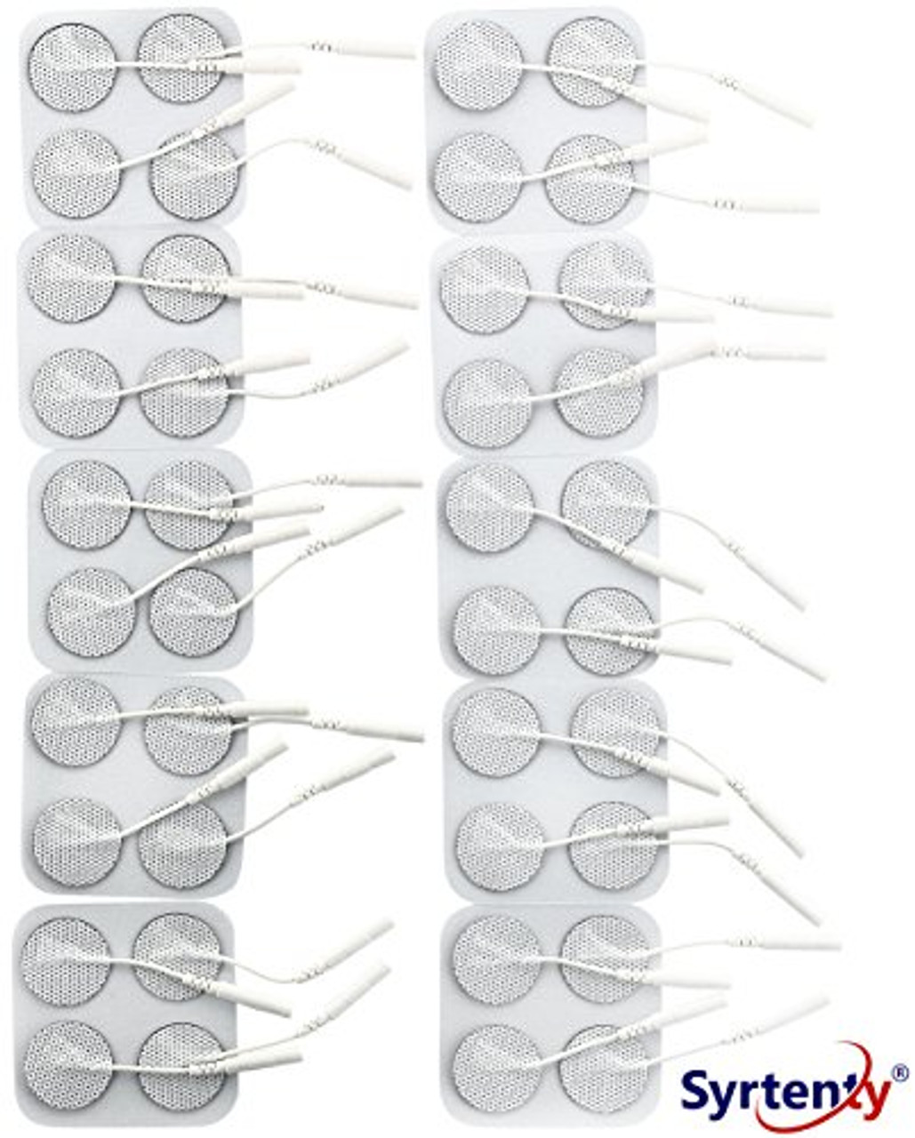 Syrtenty TENS Unit Replacement Pads - 1.5''x1.5 40 pcs Electrode