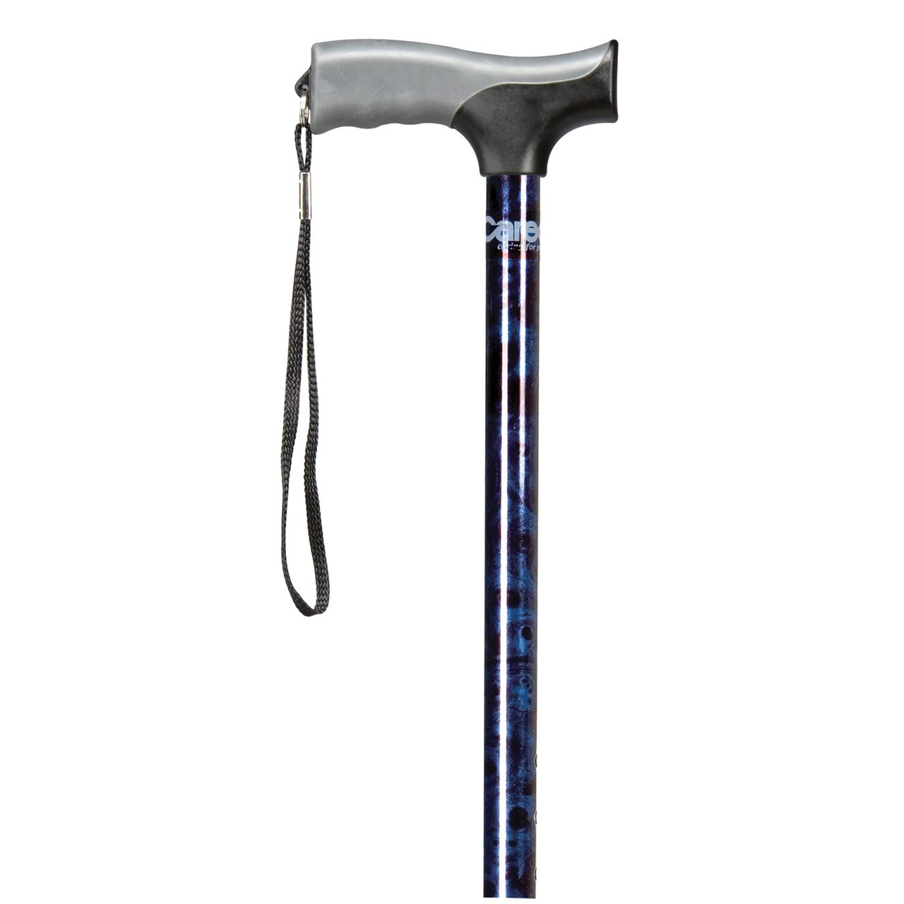 Carex Soft Grip Folding Cane - Foldable Walking Cane for Women and Men -  Adjustable Height (33-37), Anti-Slip Rubber Tip, Soft Derby Style  Ergonomic