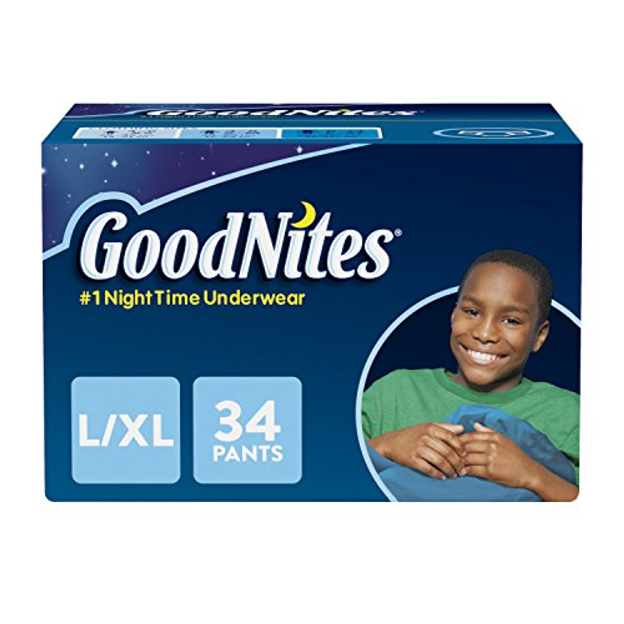 GoodNites Bedtime Bedwetting Underwear for Boys, S-M, 32 Ct. (Packaging May  Vary)