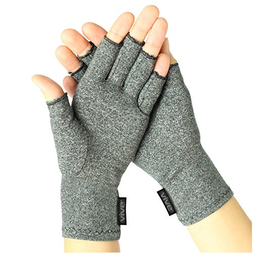  Duerer Arthritis Compression Gloves Women Men for RSI, Carpal  Tunnel, Rheumatiod, Tendonitis, Fingerless Gloves for Computer Typing and  Dailywork (Black, S) : Health & Household