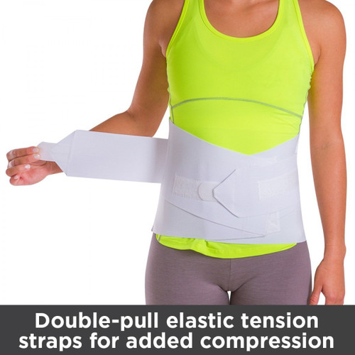 BraceAbility Women's Back Brace for Female Lower Back Pain Treatment &  Lumbar Support (Medium)