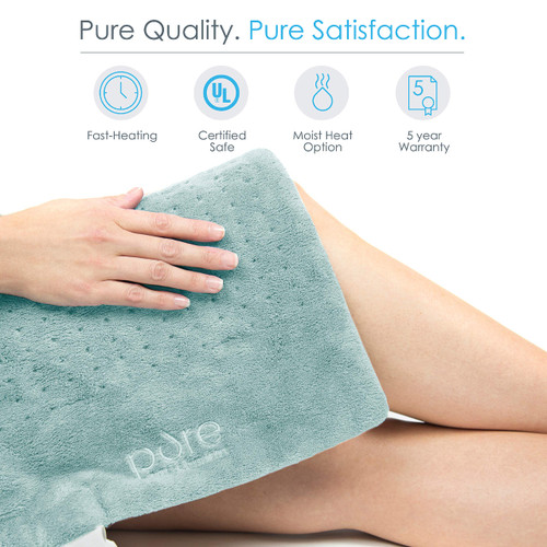 pure enrichment heating pad user manual