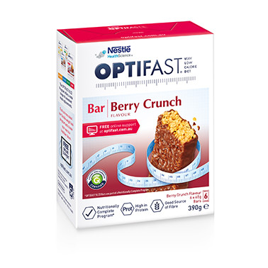 Optifast VLCD Berry Crunch Bars in Australia at Blooms The Chemist
