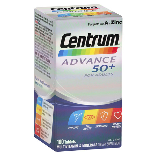 Centrum Advance 50 in Australia at Blooms The Chemist
