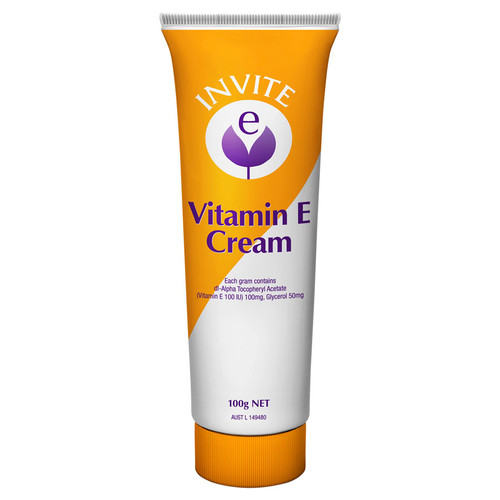 Invite E Vitamin E Cream 100g at Blooms The Chemist in Australia